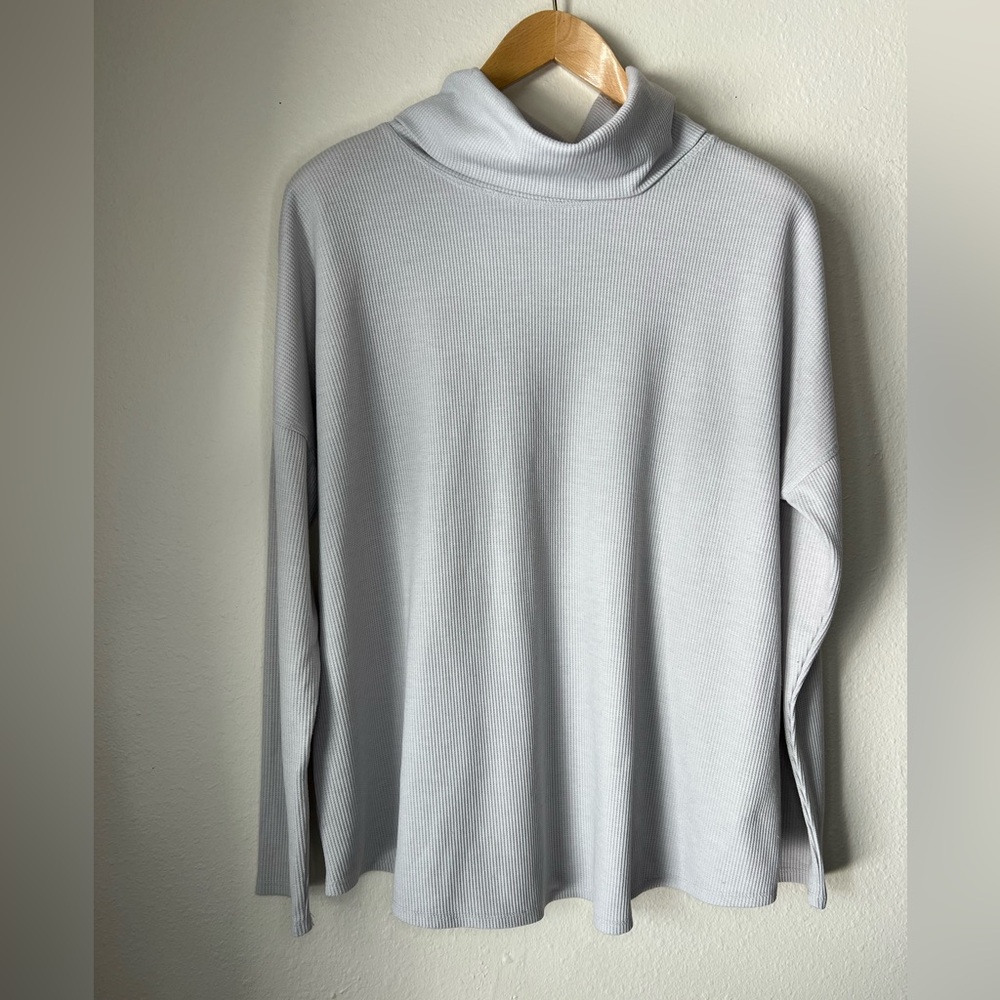 A New Day Light Gray Cowl Neck Sweater size XL